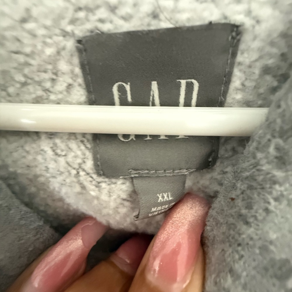 GAP Gray Men's Sweater Hoodie - Picture 2 of 4